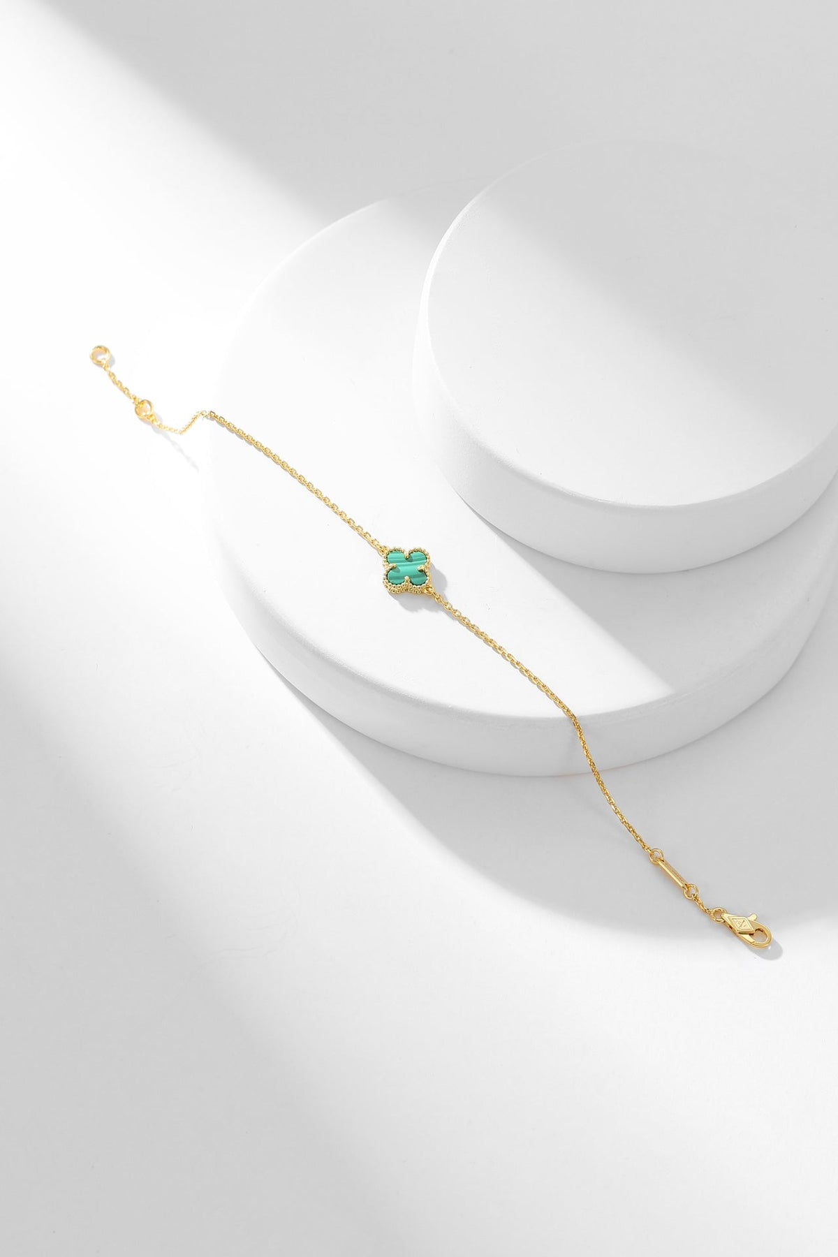 ⭐Miroze CLOVER BRACELET MALACHITE 1 MOTIF