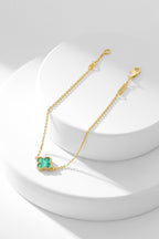 ⭐Miroze CLOVER BRACELET MALACHITE 1 MOTIF