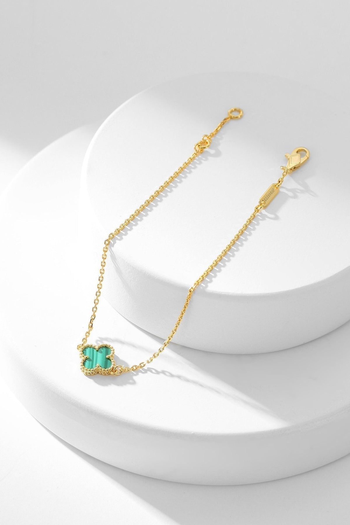 ⭐Miroze CLOVER BRACELET MALACHITE 1 MOTIF