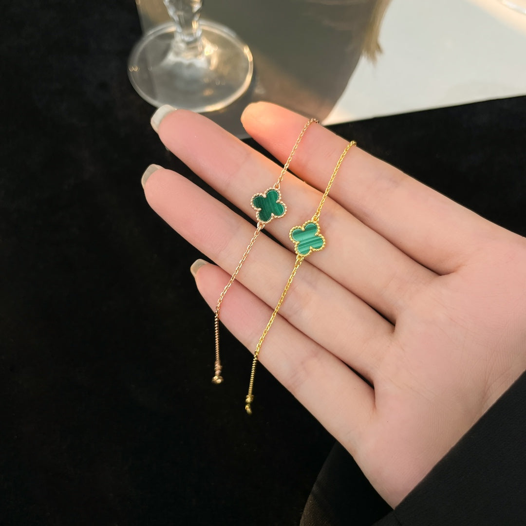 ⭐Miroze CLOVER BRACELET MALACHITE 1 MOTIF