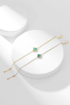 ⭐Miroze CLOVER BRACELET MALACHITE 1 MOTIF