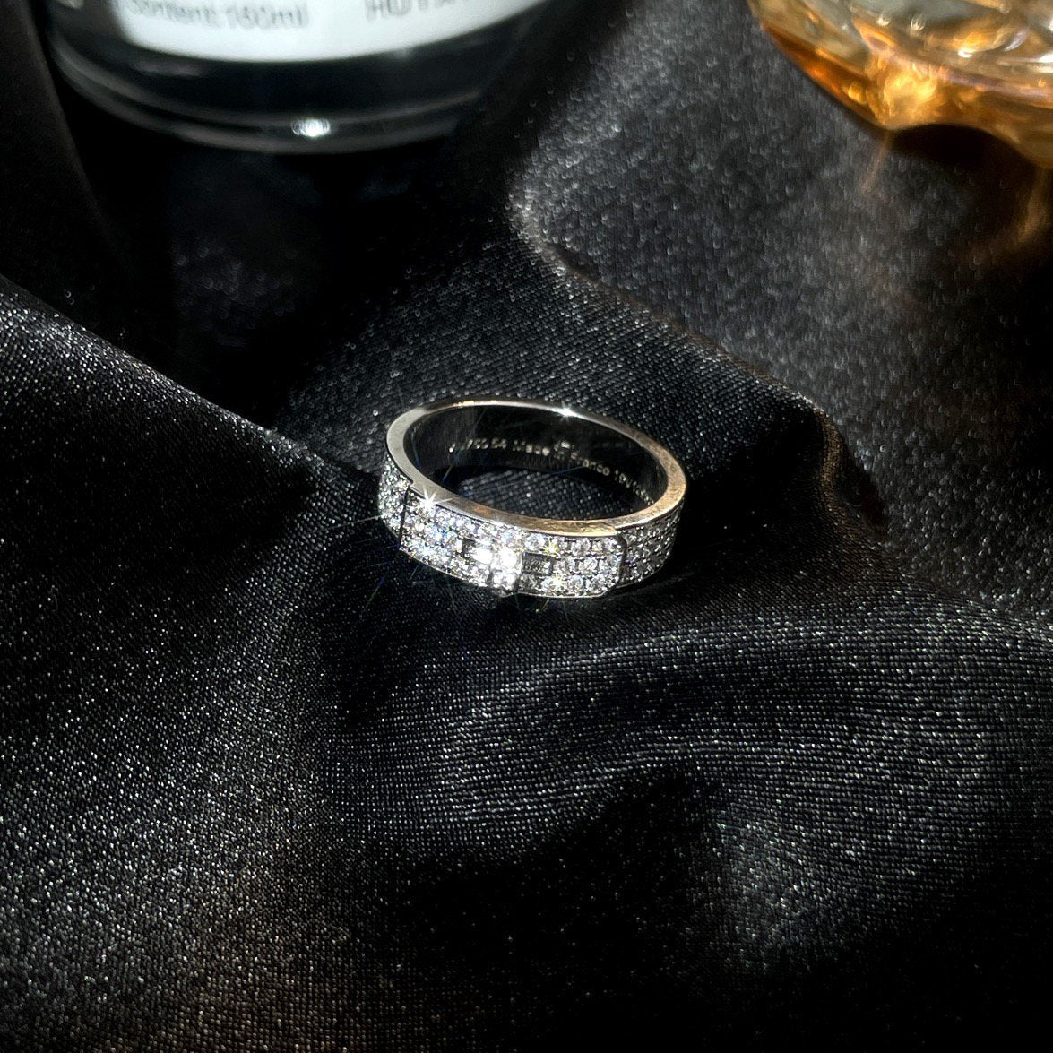 ⭐Miroze KELLY SILVER DIAMOND RING