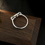⭐Miroze RONDE SMALL SILVER DIAMOND RING