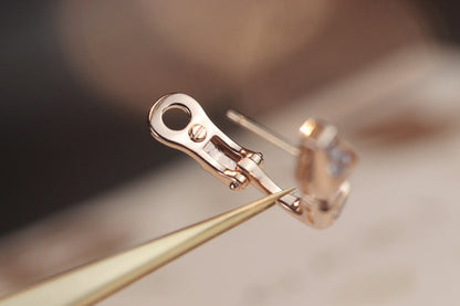 [⭐Miroze]サーペント ピンクゴールド ダイヤモンドピアス