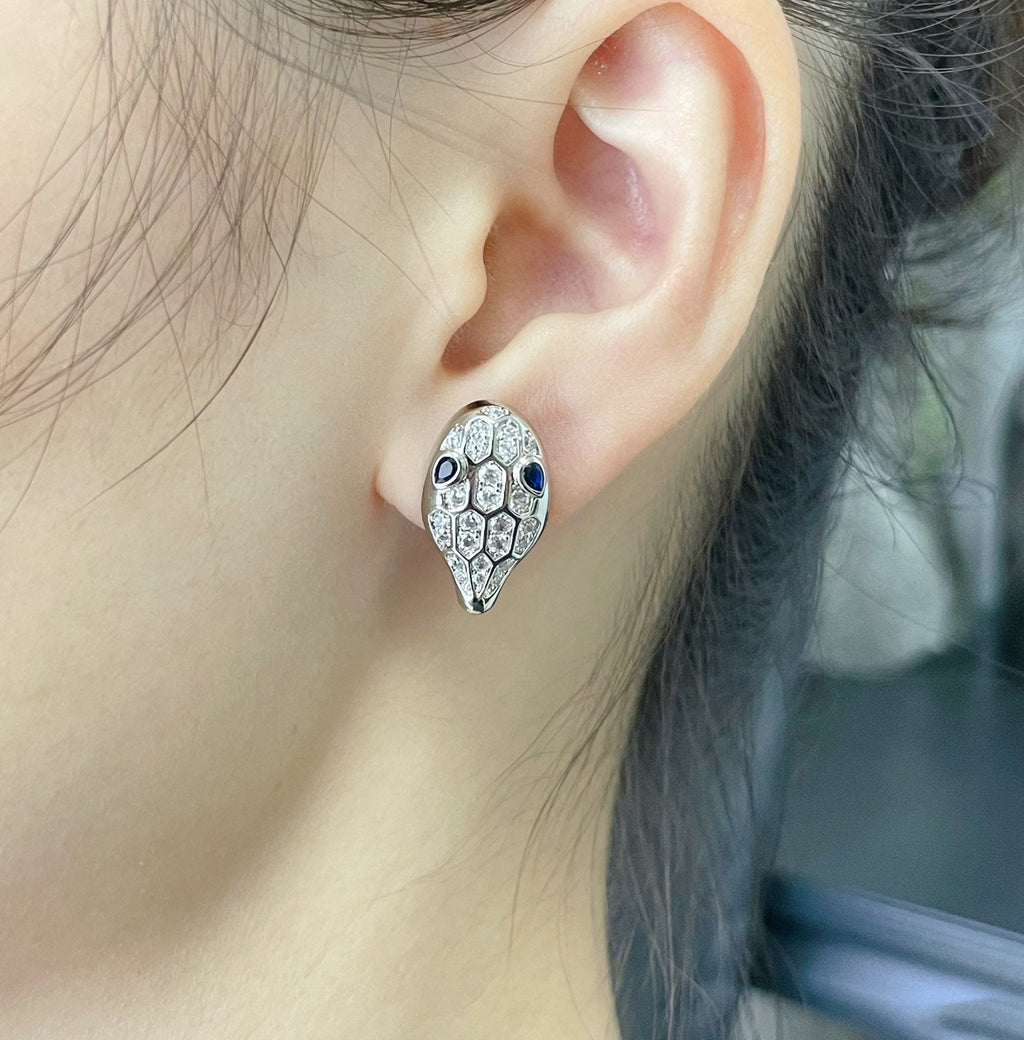 [⭐Veya]SERPENT DIAMOND STUD EARRINGS
