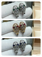 [⭐Veya]SERPENT DIAMOND STUD EARRINGS