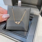 ⭐Miroze FORCE 10 DIAMOND PINK GOLD NECKLACE MINI MODEL