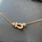 ⭐Miroze FORCE 10 DIAMOND PINK GOLD NECKLACE MINI MODEL