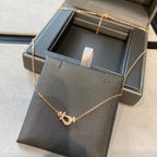 ⭐Miroze FORCE 10 DIAMOND PINK GOLD NECKLACE MINI MODEL