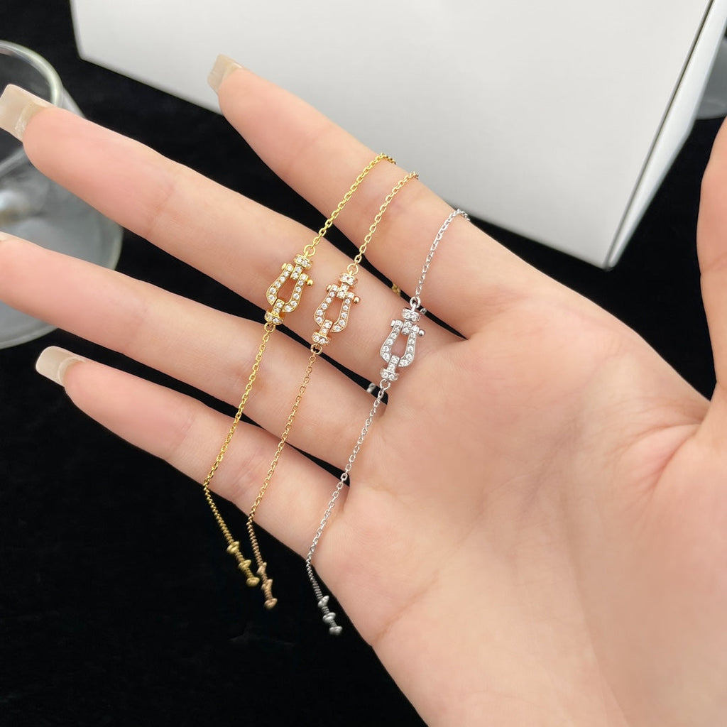 ⭐Miroze FORCE 10 FULL DIAMOND BUCKLE CHAIN LINK MINI MODEL