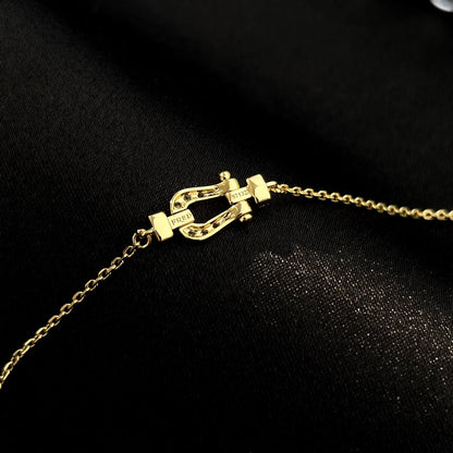 [⭐Miroze]FORCE 10 FULL DIAMOND BUCKLE CHAIN LINK MINI MODEL