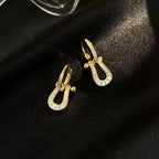 ⭐Miroze FORCE 10 FULL DIAMOND DROP EARRINGS MEDIUM MODEL