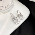 ⭐Miroze FORCE 10 FULL DIAMOND DROP EARRINGS MEDIUM MODEL