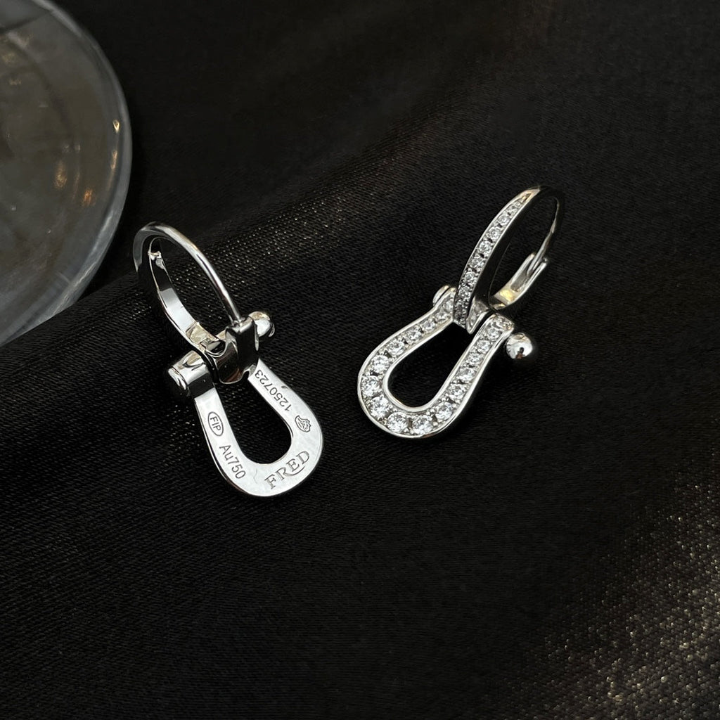 ⭐Miroze FORCE 10 FULL DIAMOND DROP EARRINGS MEDIUM MODEL