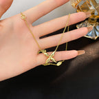 ⭐Miroze LOUISETTE GOLD NECKLACE