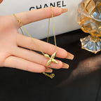 ⭐Miroze LOUISETTE GOLD NECKLACE