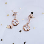 ⭐Miroze STAR AND SUN PINK GOLD MOP DROP EARRINGS