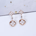 ⭐Miroze STAR AND SUN PINK GOLD MOP DROP EARRINGS