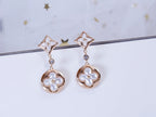⭐Miroze STAR AND SUN PINK GOLD MOP DROP EARRINGS