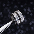 [⭐Veya]ZERO 1 MINI SILVER DIAMOND EARRINGS