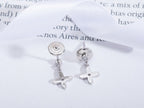 ⭐Miroze VIDYLLE SILVER DIAMOND MINI DROP EARRINGS