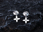 ⭐Miroze VIDYLLE SILVER DIAMOND MINI DROP EARRINGS