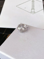 ⭐Miroze CLOVER SILVER RING