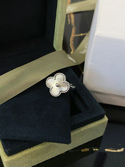[⭐Miroze]CLOVER SILVER RING