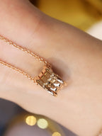 [⭐Veya]ZERO 1 PINK GOLD NECKLACE