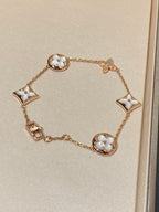 ⭐Miroze STAR AND SUN 5 MOTIF MOP PINK GOLD BRACELET