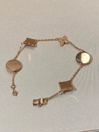 ⭐Miroze STAR AND SUN 5 MOTIF MOP PINK GOLD BRACELET