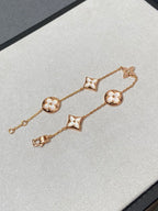 ⭐Miroze STAR AND SUN 5 MOTIF MOP PINK GOLD BRACELET