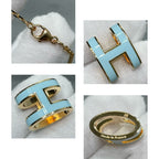 ⭐Miroze POP H SKY BLUE NECKLACE