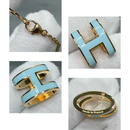[⭐Miroze]POP H SKY BLUE NECKLACE