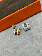 ⭐Miroze POP H SKY BLUE STUD EARRINGS