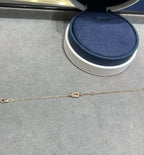 ⭐Miroze FORCE 10 DIAMOND CHAIN LINK PINK GOLD BRACELET