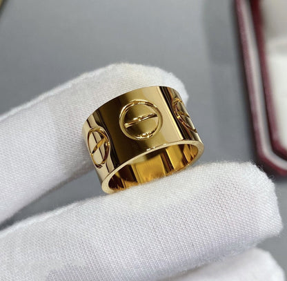 [⭐Miroze]LOVE 11MM LARGE RING