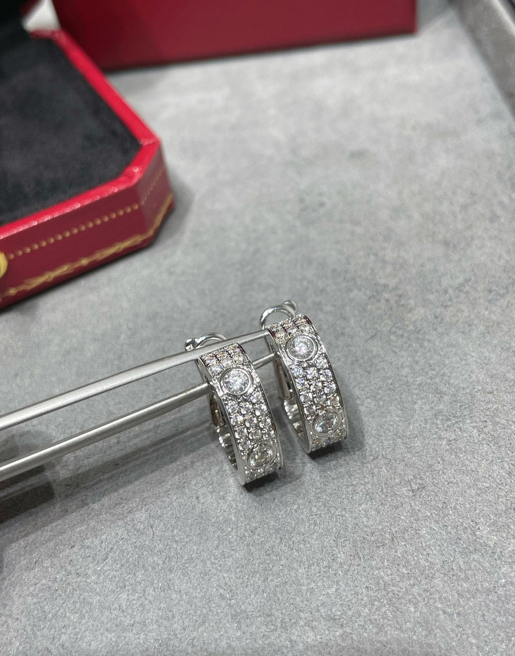 ⭐Miroze LOVE 5.5MM DIAMOND PAVED EARRINGS