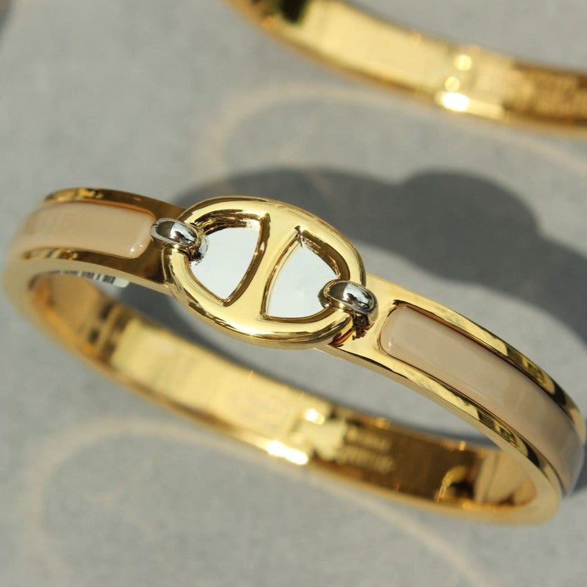 [⭐Miroze]CLIC CHAINE GOLD BRACELET