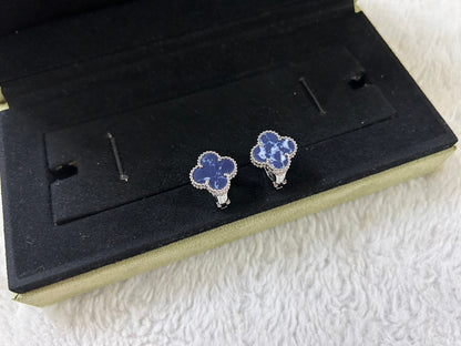 [⭐Miroze]CLOVER PIETERSITE MEDIUM STUD EARRINGS
