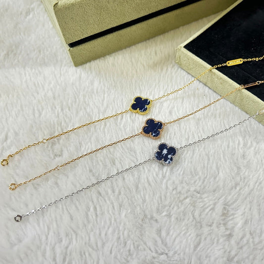 [⭐Miroze]CLOVER 1 MOTIF PIETERSITE BRACELET