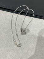⭐Miroze LIENS EVIDENCE DIAMOND PAVED NECKLACE
