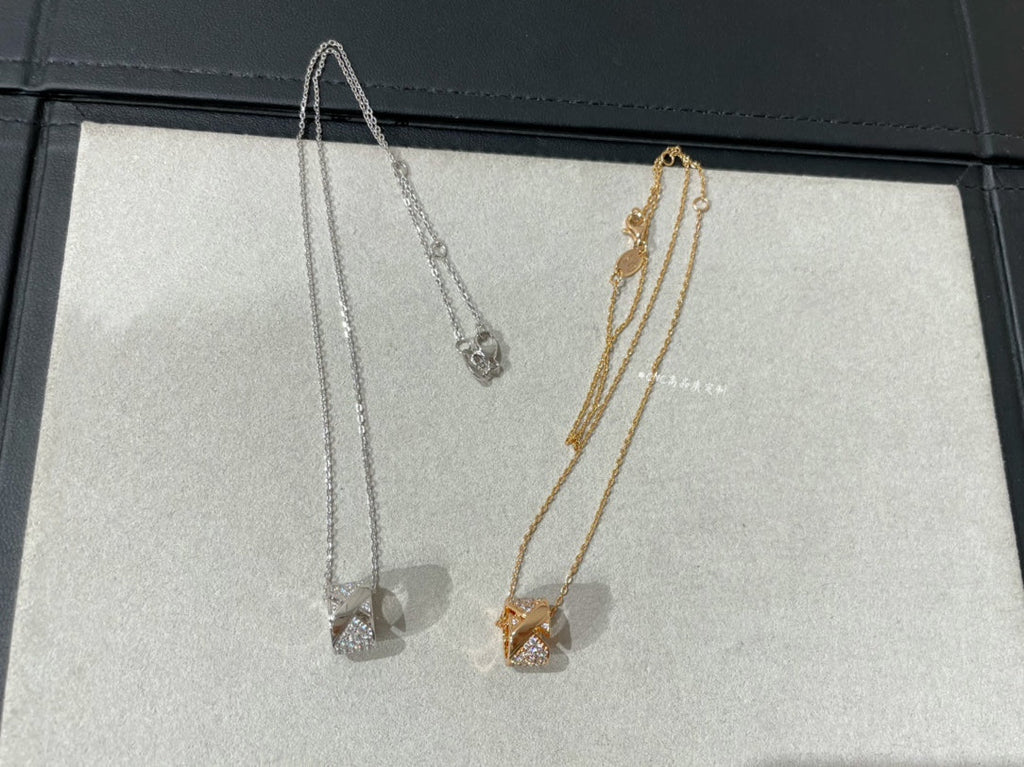 ⭐Miroze LIENS EVIDENCE DIAMOND PAVED NECKLACE