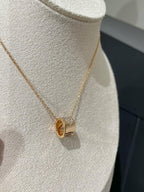 ⭐Miroze LIENS EVIDENCE DIAMOND PAVED NECKLACE