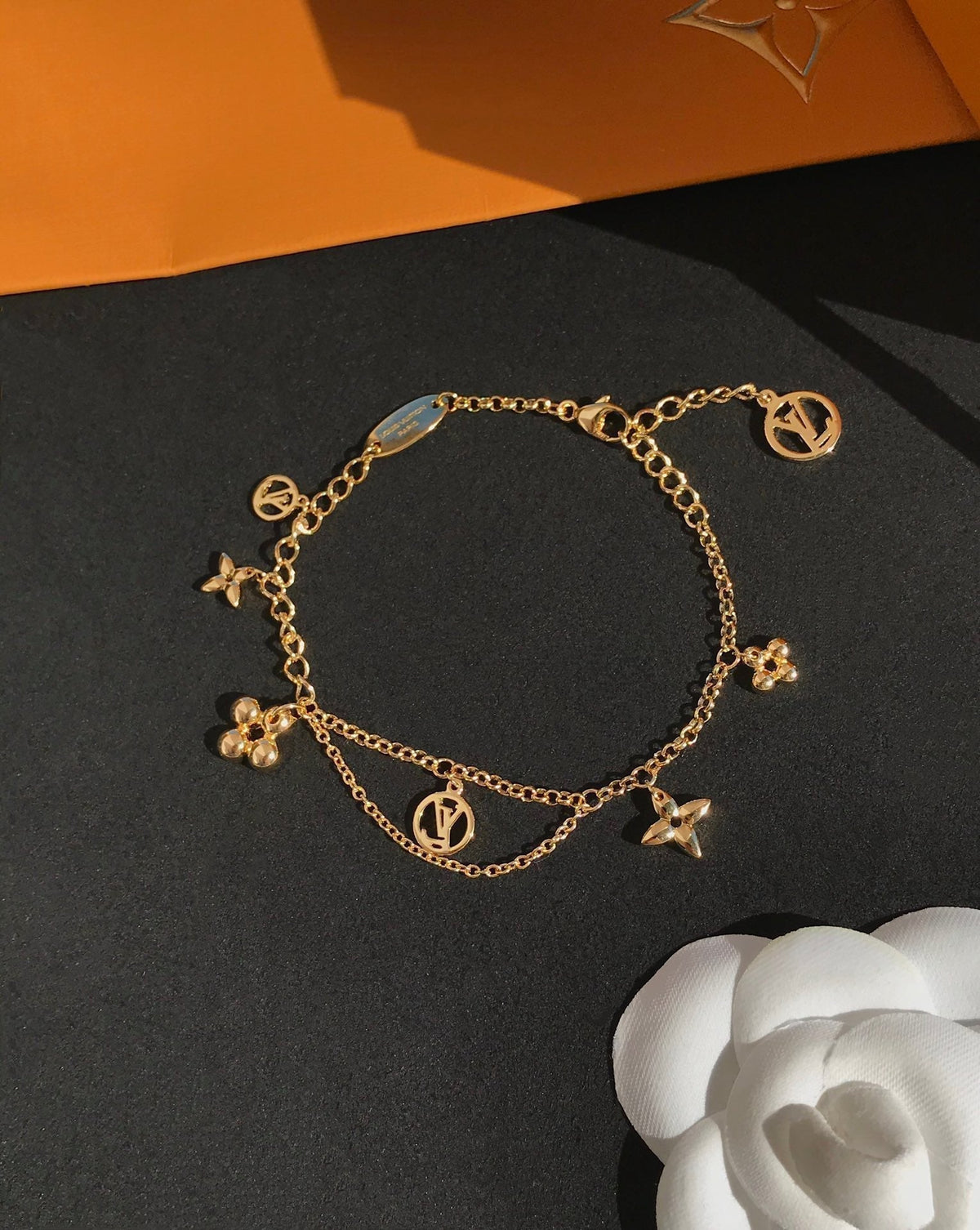 [⭐Miroze]BLOOMING PINK GOLD MOP BRACELET