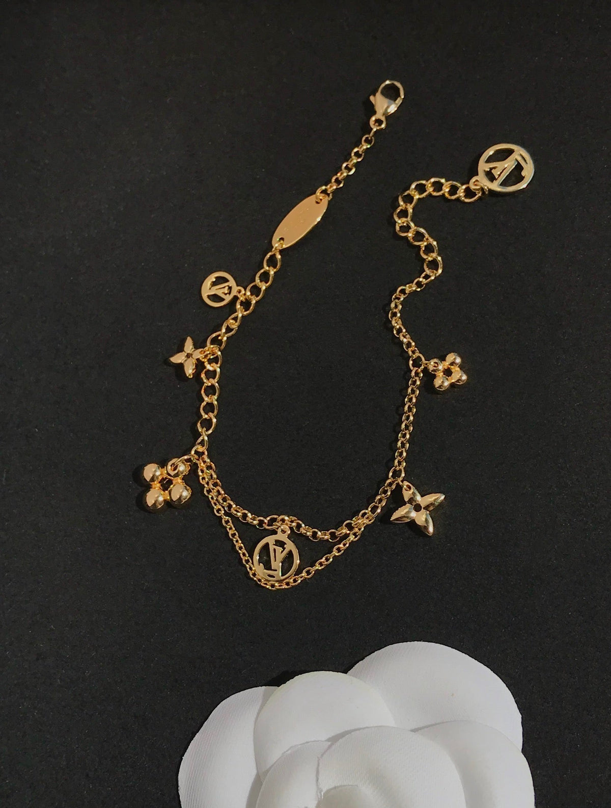 ⭐Miroze BLOOMING PINK GOLD MOP BRACELET