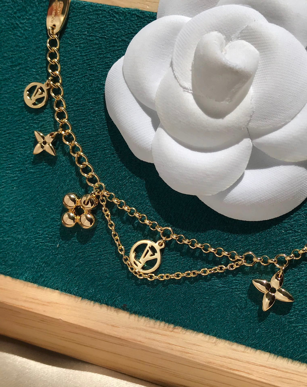 [⭐Miroze]BLOOMING PINK GOLD MOP BRACELET