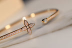 ⭐Miroze IDYLLE GOLD OPEN BRACELET DIAMOND PAVED