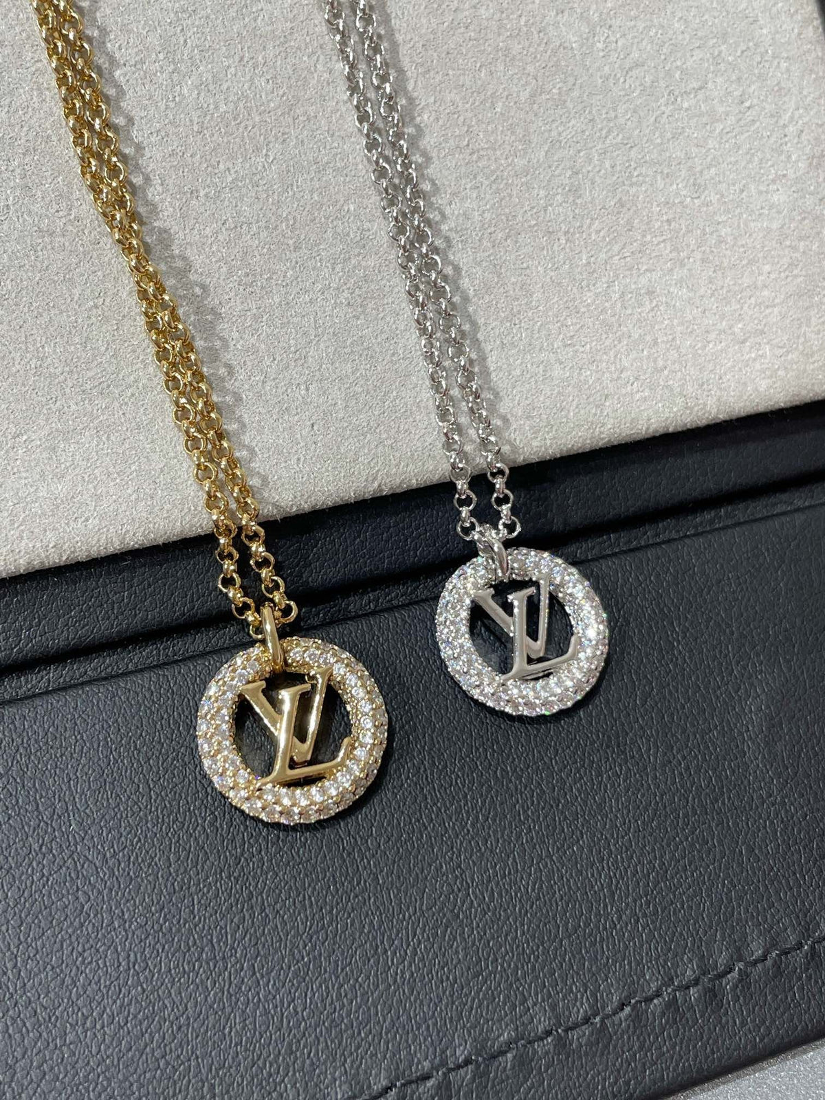 [⭐Miroze]BY NIGHT DIAMOND PAVED NECKLACE