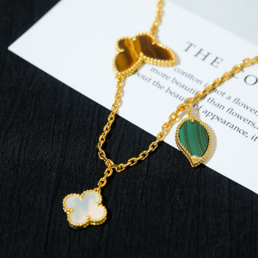 ⭐Miroze LUCKY SPRING 5 MOTIF GOLD BRACELET